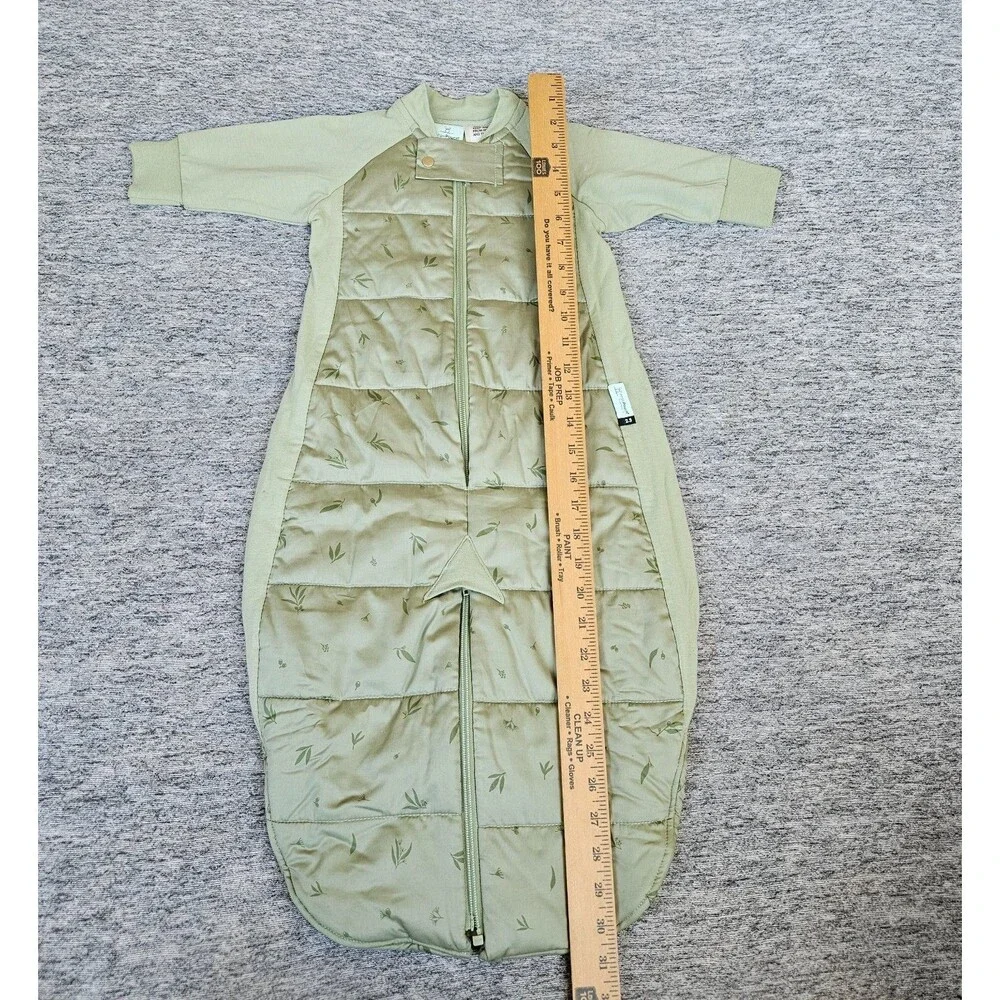 Ergo Pouch Australia Sage Green Sleep Suit Sack 2.5 TOG Size 000-1 3-12 Months